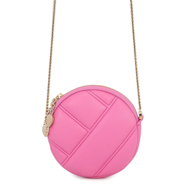 Bvlgari Cabochon Mini Pochette Pink Leather in Pink Leather from GALLERY RARE