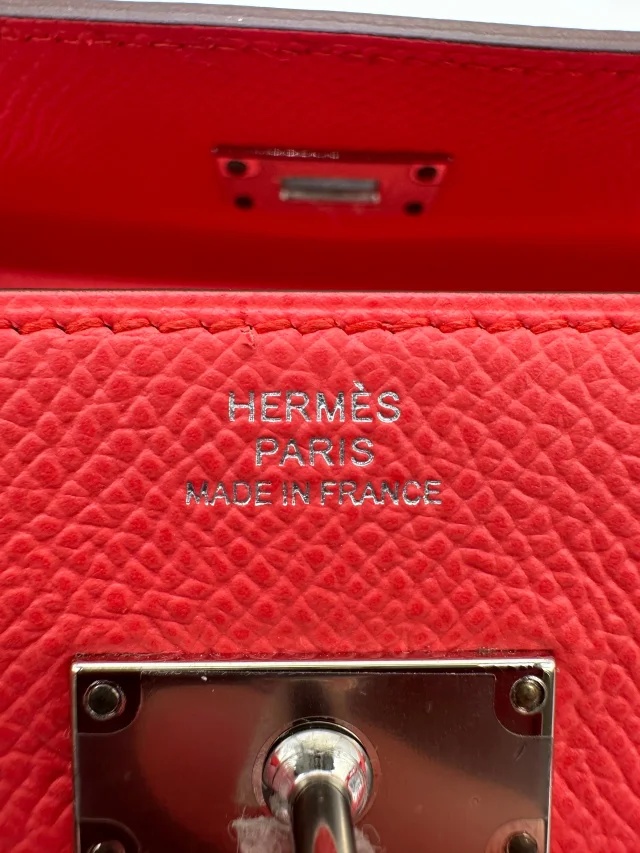 Hermès Kelly To Go Rose Texas Epsom Palladium Hardware in Pink Epsom leather from Luxury Promise, photo 11 of 11