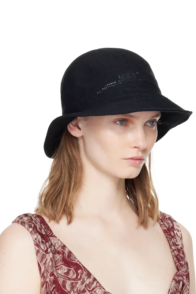 Vivienne Westwood Black Thermo Bucket Hat, photo 2 of 3 from SSENSE