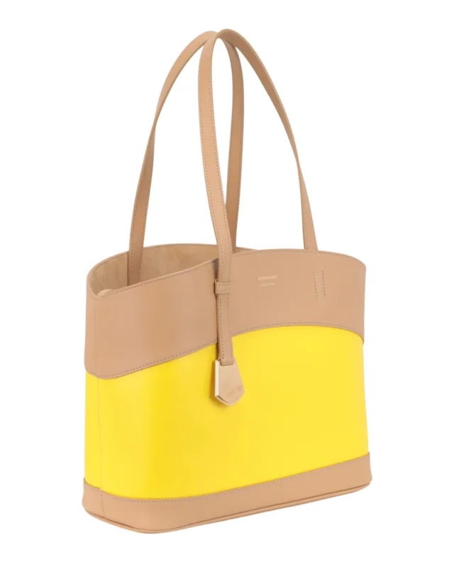 Salvatore Ferragamo Charming Meduim Leather Tote Bag in multi, photo 2 of 6 from ShopSimon