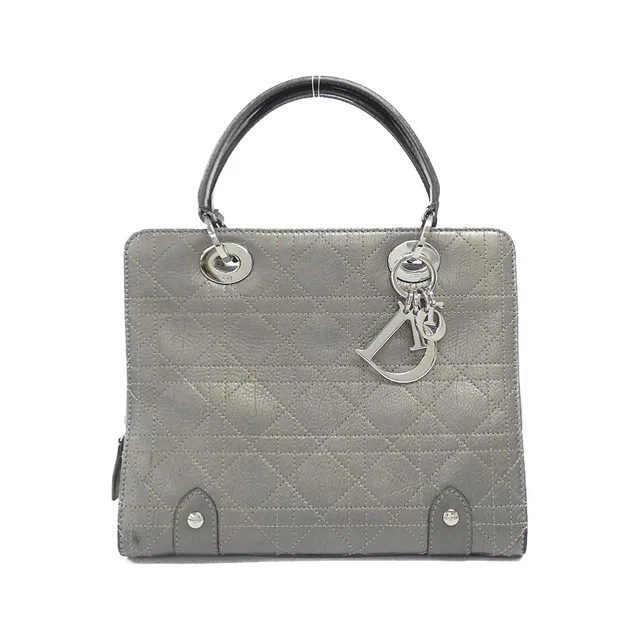 Dior Vintage Bag Handbag Silver in Silver Leather from The Reluxe