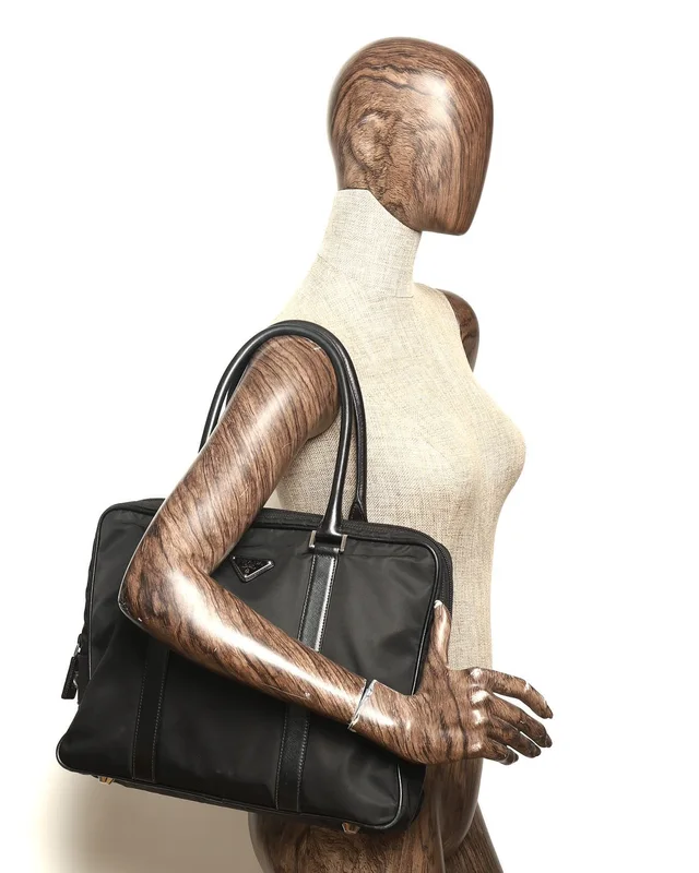 Prada Tessuto Business Bag in Nylon from A Retro Tale, photo 7 of 7