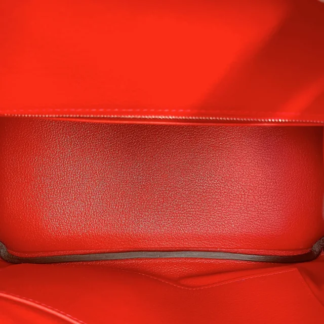 Hermès Birkin 30 Geranium in Togo leather from LuxLexicon, photo 6 of 9