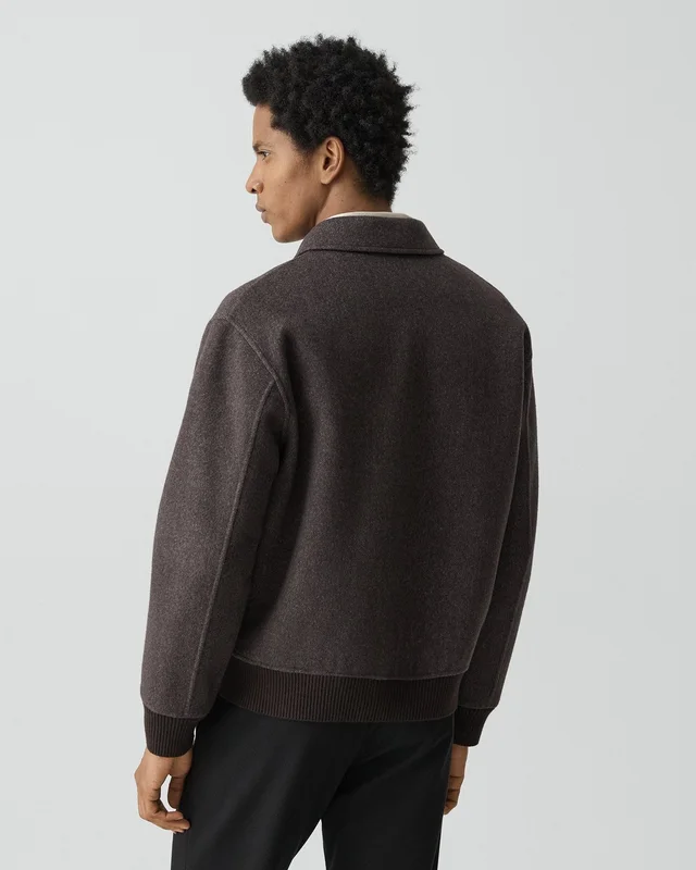 Theory Bomber Jacket in Atelier Wool, photo 4 of 7 from Theory