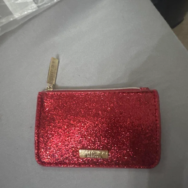 Jimmy Choo Women's Wallets - Red in red from Depop, photo 2 of 3