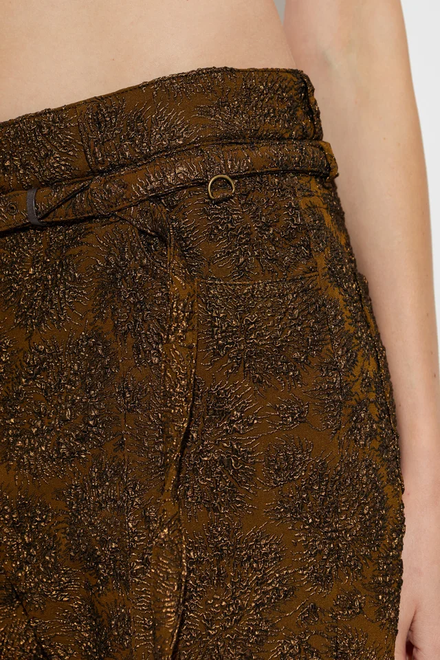 Dries Van Noten slim-leg jacquard pants, photo 4 of 4 from SENSER