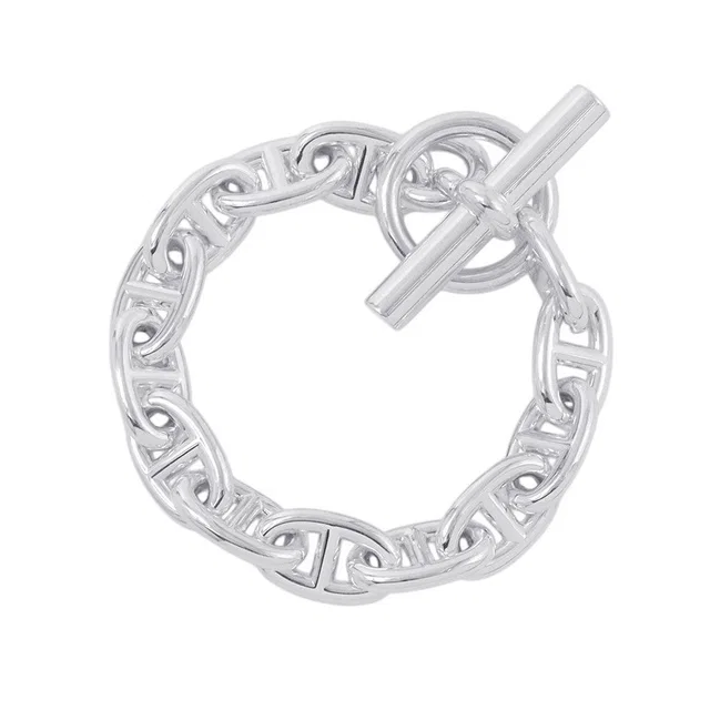 Hermès Chaine d'Ancre Bracelet 13 frames Size MM SV925 from GALLERY RARE