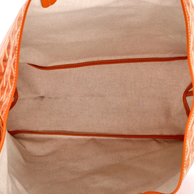 Goyard Saint Louis Tote Coated Canvas PM in orange Coated canvas from Rebag, photo 6 of 7