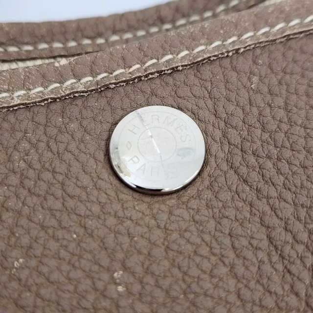 Hermès Garden PartyTPM Negonda Handbag in Beige Calfskin from LuxUness, photo 9 of 16