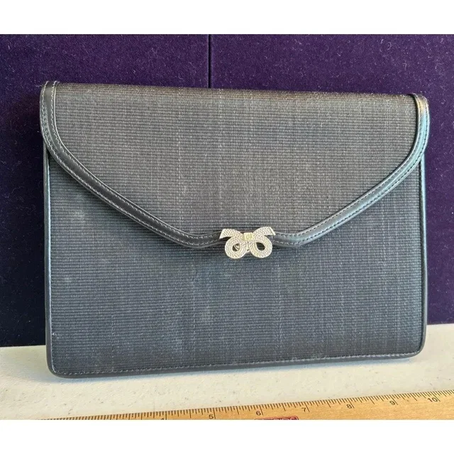 Comtesse Handbag With Sparkly Bow in black Leather from Poshmark