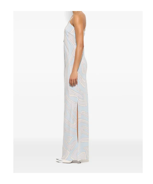 Emilio Pucci Labirinto-print crêpe de chine dress, photo 3 of 5 from SENSER