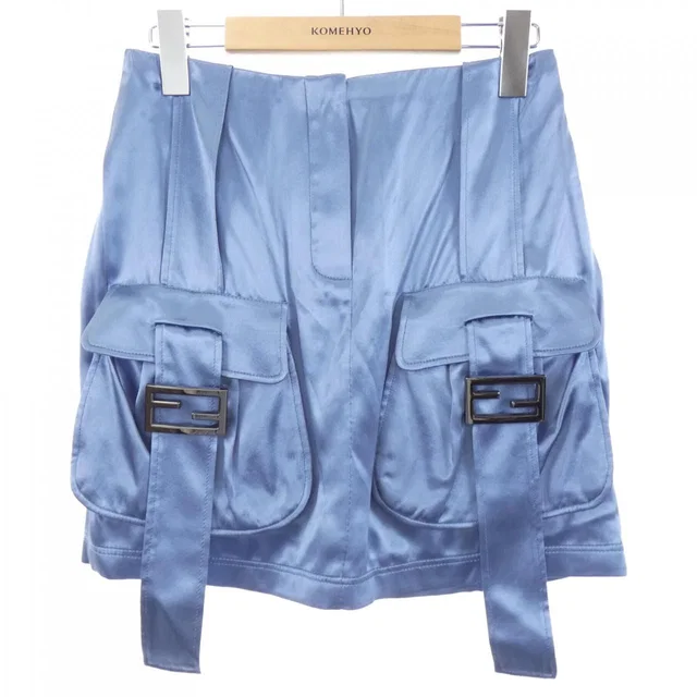 Fendi Skirt Blue in Blue from The Reluxe