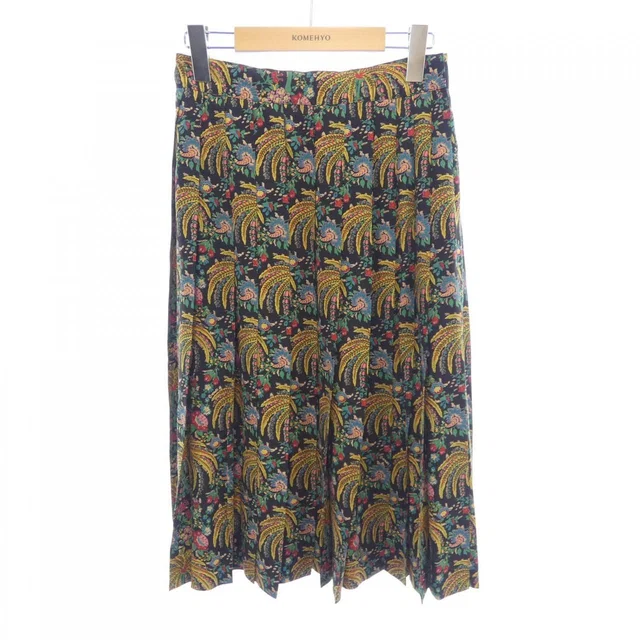 Hermès Vintage Skirt Black in Black Silk from The Reluxe