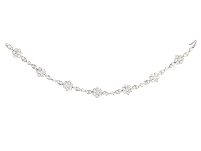 Tiffany & Co. Platinum Diamond Blossom Bracelet from Ann's Fabulous Finds