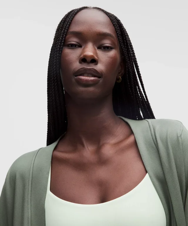 lululemon BeCalm Shrug in Willow Leaf, photo 4 of 5 from lululemon