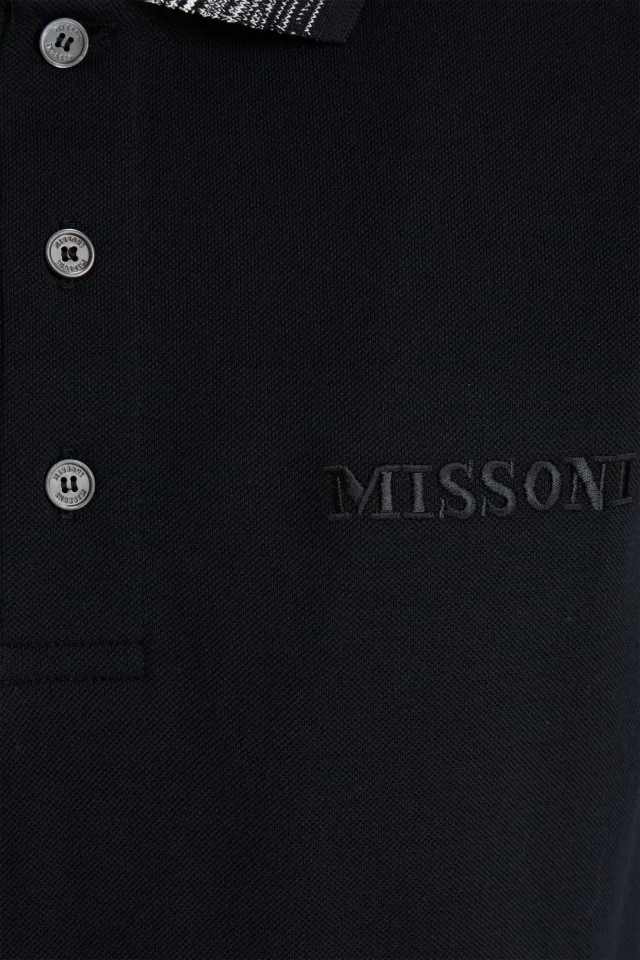 Missoni Cotton-Piqué Polo Shirt, photo 4 of 4 from THE OUTNET