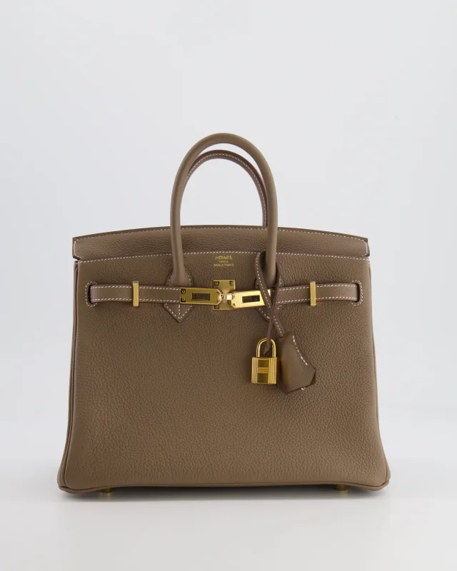 HOT* Hermès Birkin Retourne 25 Bag in Taupe Togo leather from Sellier, photo 22 of 22
