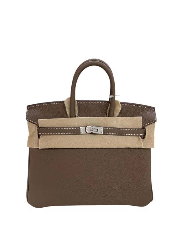 Hermès Birkin 25 Etoupe Togo BPHW #K in Taupe Togo leather from Luxury Promise