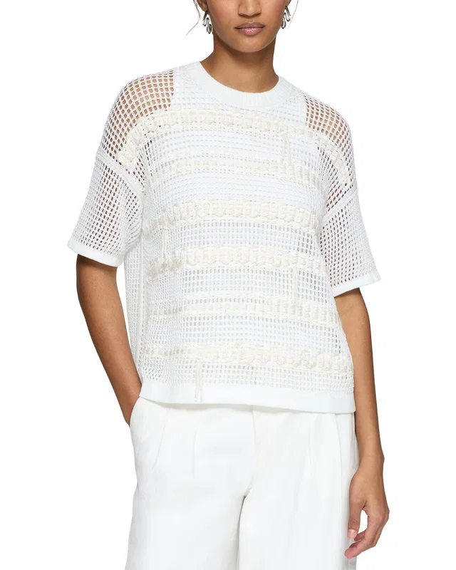 Lafayette 148 New York Hand Embroidered Sweater, image 1 of 1 from Rue La La