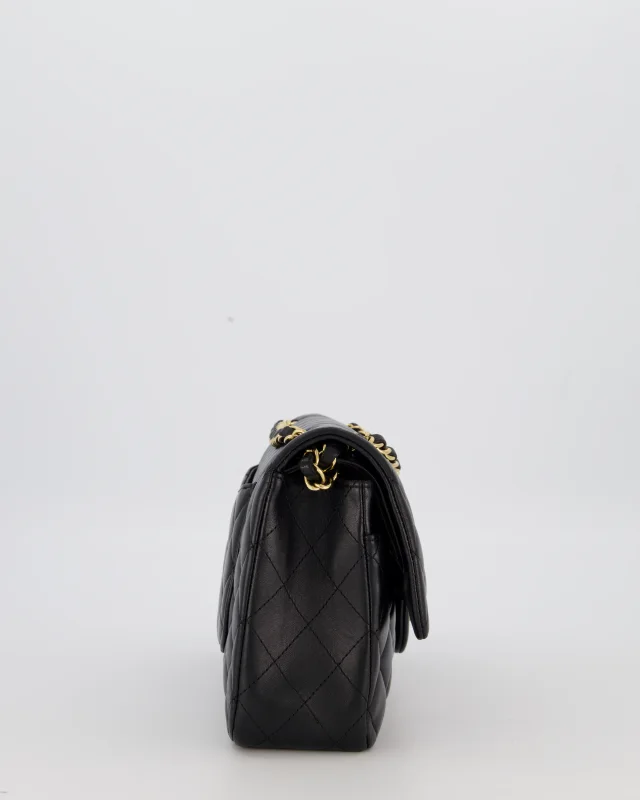 Chanel Medium Classic Double Flap Bag in Black Lambskin from Sellier, photo 4 of 19