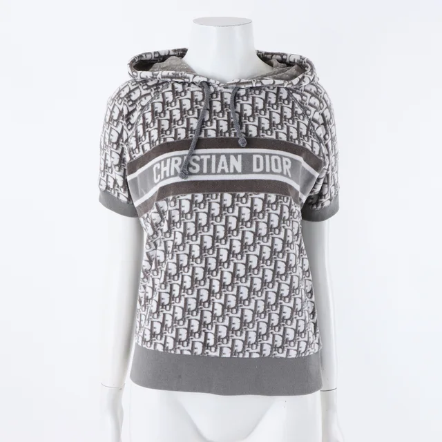 Christian Dior oblique short-sleeve hooded from GUGUS