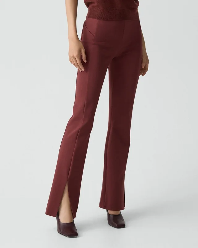 Theory Flared Slit Legging in Motion Ponte, photo 5 of 5 from Theory