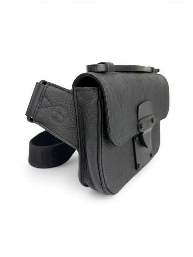 Louis Vuitton Empriente Leather S Lock Sling Bag in Black Leather from Season 2 Consign, photo 4 of 5