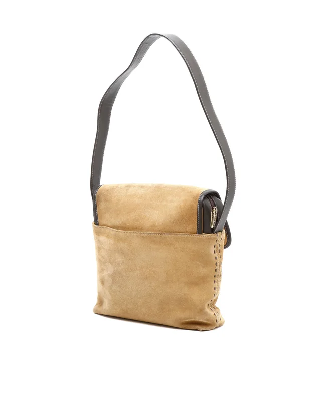 Loewe Anagram Suede Messenger Bag in Suede from A Retro Tale, photo 3 of 9