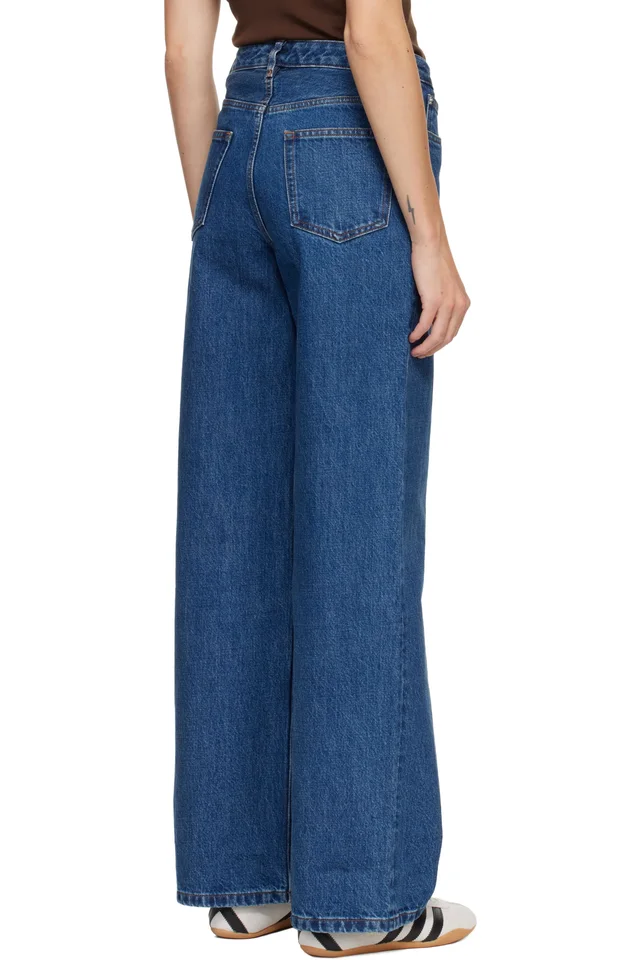 A.P.C. Indigo Elisabeth Jeans, photo 3 of 4 from SSENSE