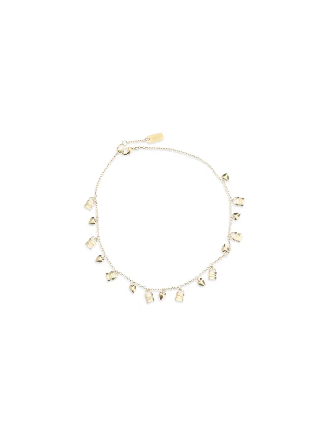 Chloé Mini Paddington Necklace — Gold Brass Necklaces in Gold from HEWI