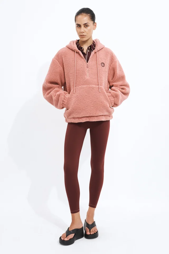 Athletica Sherpa 1/4 Zip Jumper in Beige from Aje, photo 1 of 1