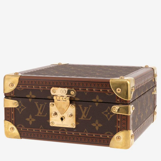 Louis Vuitton jewellery box Jewellery set in brown Monogram canvas in Brown Coated canvas from Collector Square