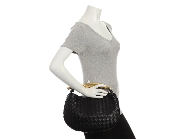 Bottega Veneta Small Black Intrecciato Leather Sardine Tote in Black Woven leather from Ann's Fabulous Finds, photo 9 of 9