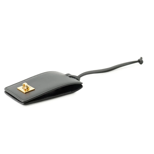 Balenciaga Rodeo Luggage Tag Black8196402 Leather in Leather from GALLERY RARE, photo 2 of 3