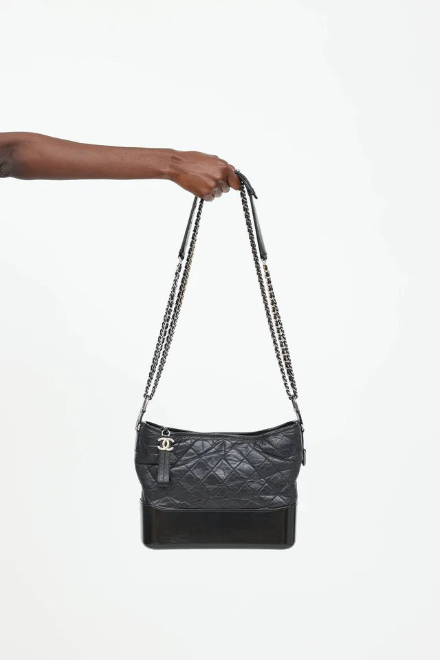 Chanel 2018 Medium Gabrielle Bag in Leather from VSP Consignment