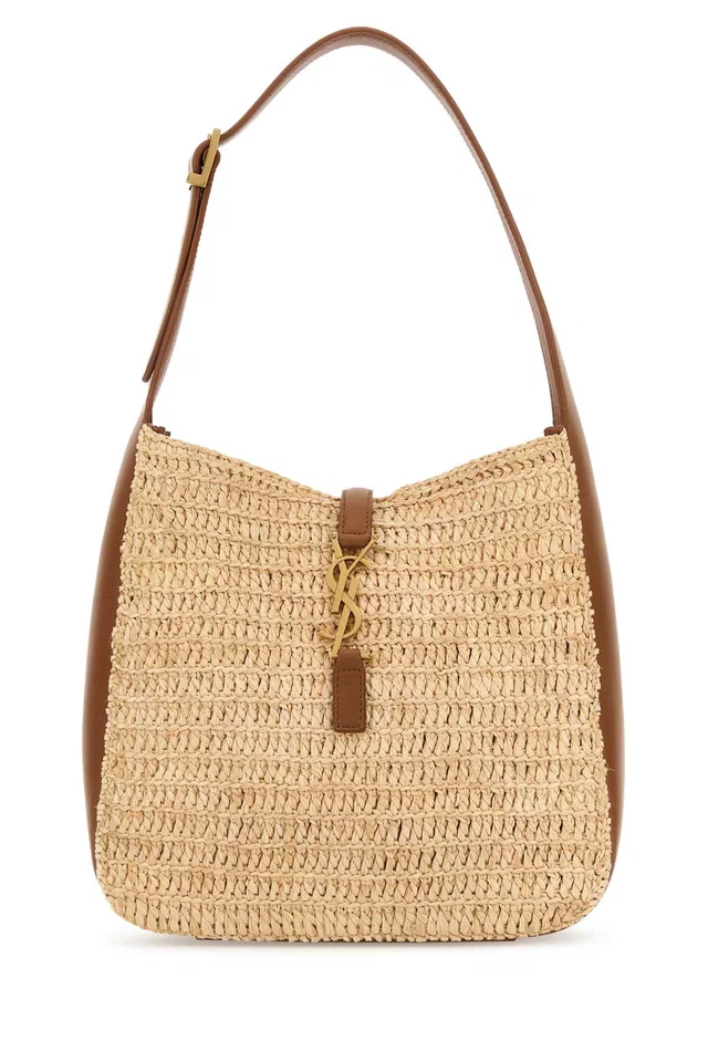 Saint Laurent Le 5 À 7 Shoulder Bag — Beige in Beige Calfskin from HEWI