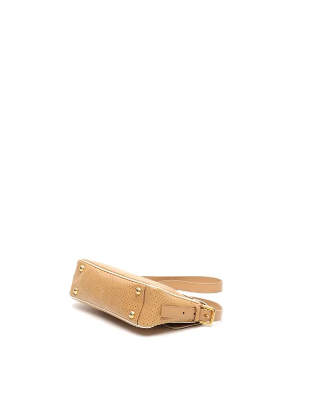 Prada Perforated Sound Lock Flap Bag in Leather from A Retro Tale, photo 5 of 9