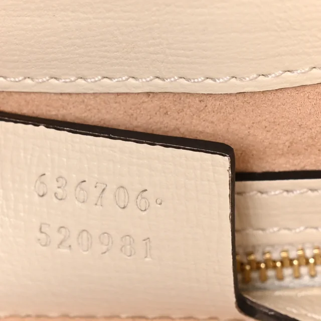 Gucci GG Supreme Monogram Azalea Calfskin Web Small Jackie 1961 Hobo Beige Ebony Mystic White in White Calfskin from FASHIONPHILE, photo 7 of 10