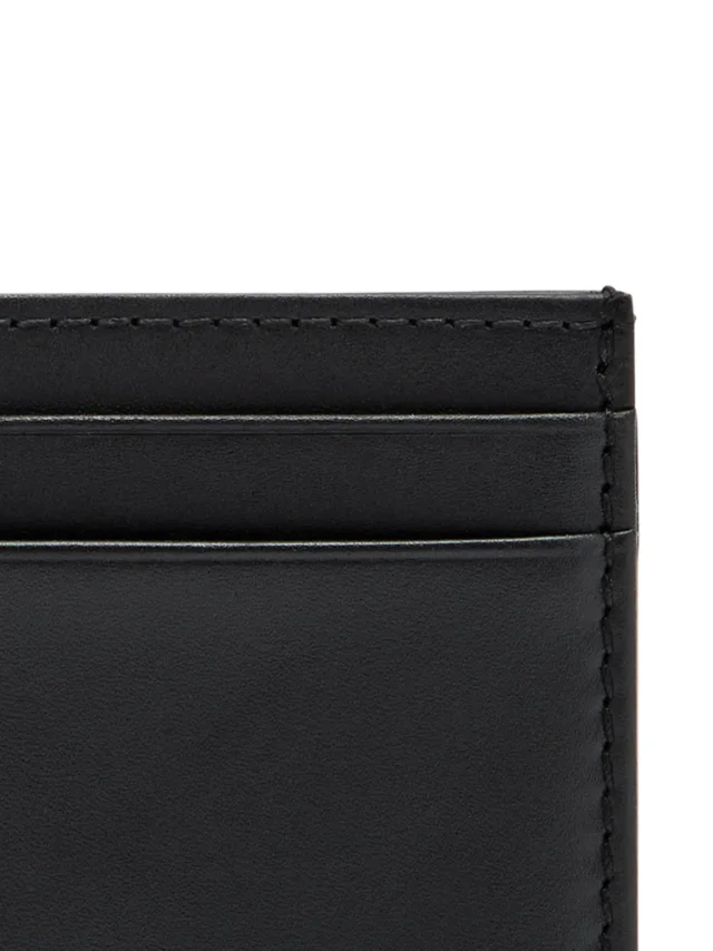 BOSS logo-print card holder in leather, photo 2 of 2 from FARFETCH