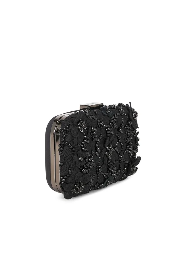 olga berg Beth Encrusted Clutch in Black, photo 3 of 5 from REVOLVE (Canada)