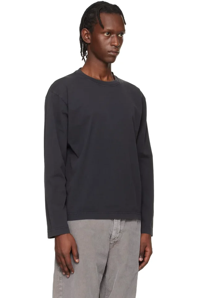 HOPE Black Relaxed Longsleeve T-shirt, photo 2 of 2 from SSENSE