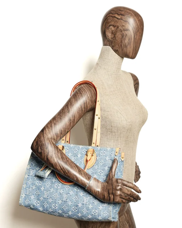 Louis Vuitton Monogram Denim OnTheGo MM Bag in Denim from A Retro Tale, photo 9 of 9