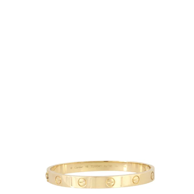 Cartier Classic Love Bracelet 18k Yellow Gold in Yellow from Luxe.It.Fwd