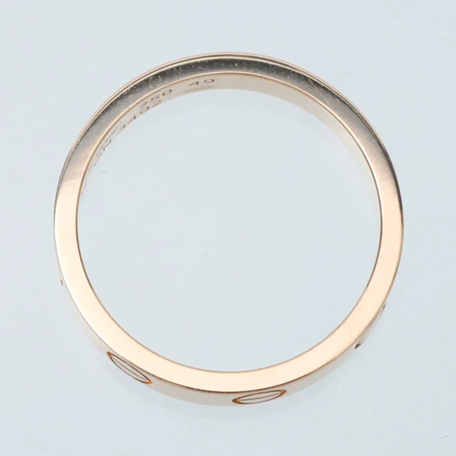 Cartier 18K Love Ring #49 Gold in Gold from VINTAGE QOO TOKYO, photo 2 of 2