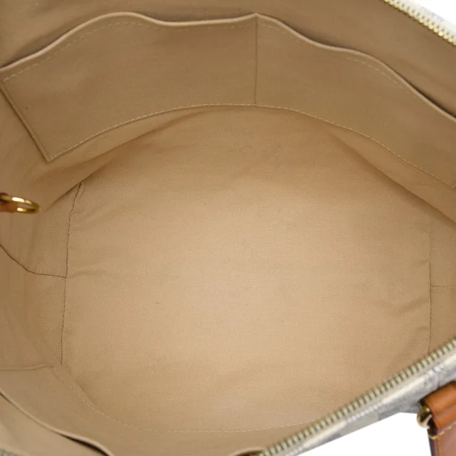 White Louis Vuitton Damier Azur Totally MM Tote Bag in White Canvas from Designer Revival, photo 2 of 2