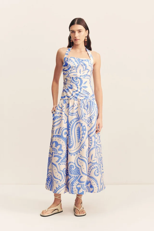 Shona Joy FRANCIS DRAPED HALTER MIDI DRESS from Shona Joy, photo 1 of 1