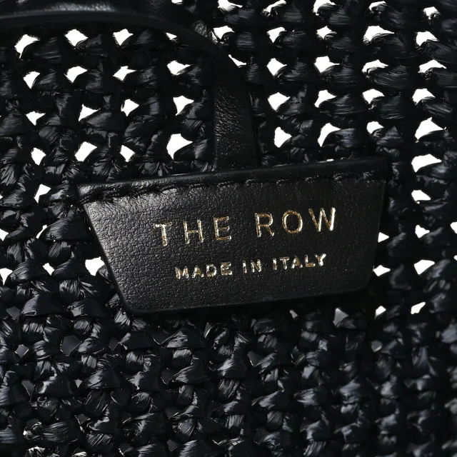 The Row Genevieve Tote Bag Black in Black Raffia from FASHIONPHILE, photo 6 of 9