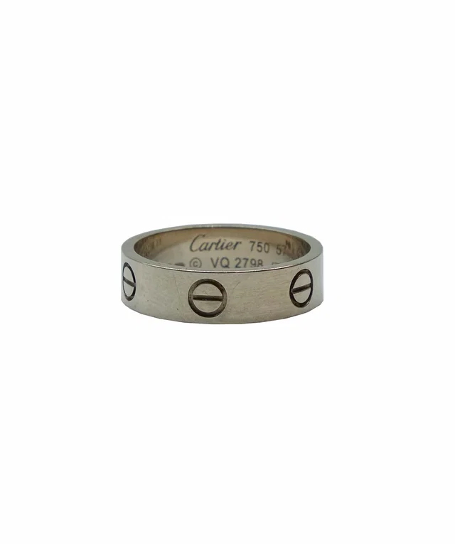 Cartier White Gold Love Ring Size 57 in White from Luxury Promise