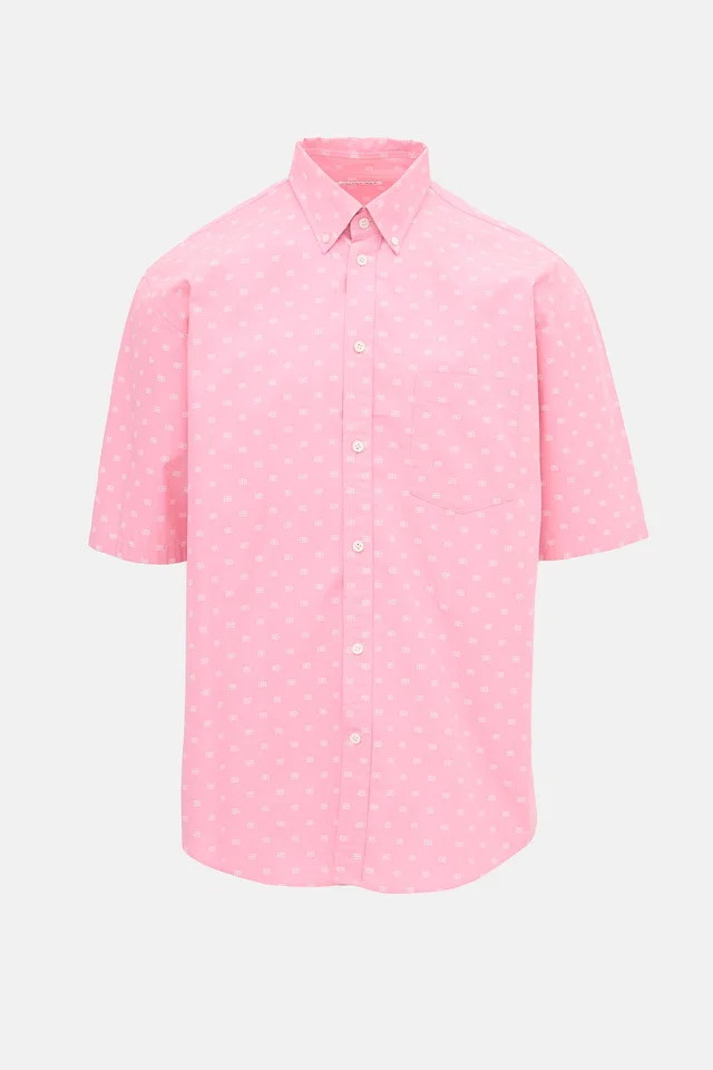 Balenciaga BB Printed Shirt in Multicolor from VSP Consignment