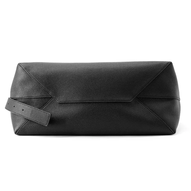 Balenciaga Credit Messenger Bag Black8062472ABCC1000 Soft Grained Calf Leather Size Large in Calfskin from GALLERY RARE, photo 3 of 15